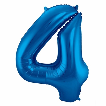 Number 40 balloon blue 86 cm
