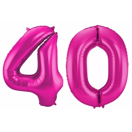 Folie ballon 40 jaar 86 cm