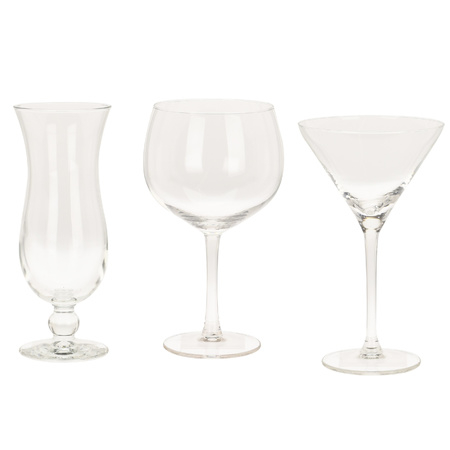 tegel Activeren Stier Cocktails maken glazen set - 12x stuks - 3 verschillende soorten bestellen?  | Shoppartners.nl