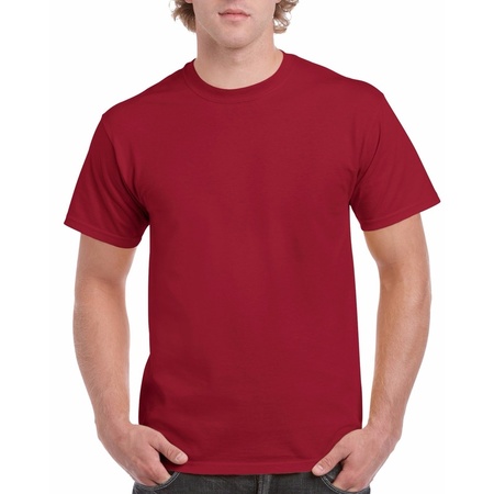 Impressionisme koppeling psychologie Voordelig donkerrood T-shirt voor volwassenen bestellen? | Shoppartners.nl