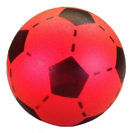 Rode foam voetbal 20 cm