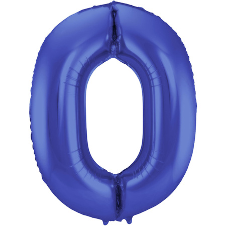 Foil Foil balloon number 30 in blue 86 cm