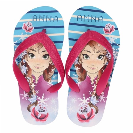 Frozen flip flops Anna for girls