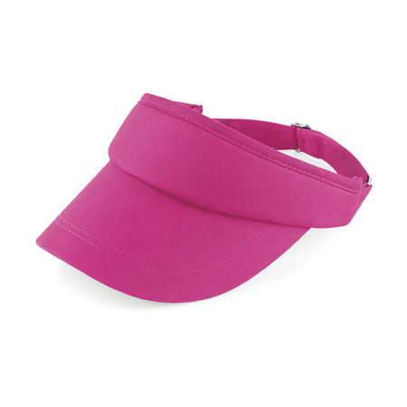 Pink sports sunvisor hat for adults