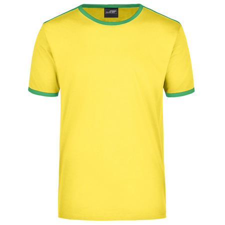 Heren t-shirt in Brazilie kleuren
