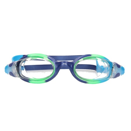 Kinder zwembril gekleurd met blauwe band