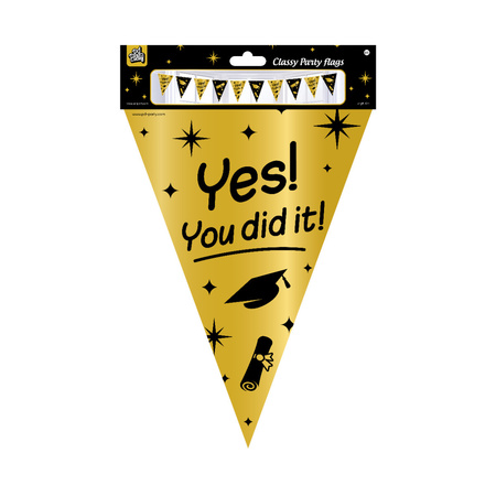 Graduation deco party set - You dit it - Bunting flags and balloons