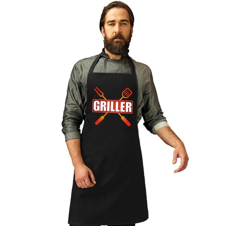 Griller apron black men
