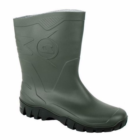 Green Dunlop calf boots for men