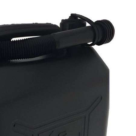 Jerrycan - kunststof - voor brandstof - 10 liter - zwart