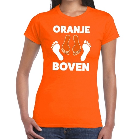 verklaren Verrassend genoeg Cyclopen Grappig oranje boven t-shirt voor Koningsdag of het EK/WK voor vrouwen  bestellen? | Shoppartners.nl