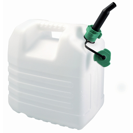 Jerrycan 20 liter for fuel with pouring spout plastic L35 x W23 x H37 cm