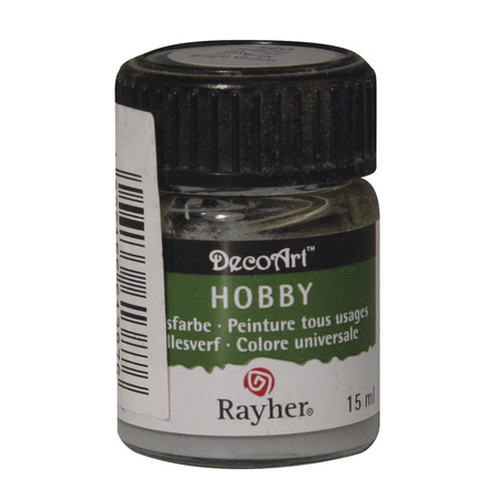 Acrylverf/hobbyverf lichtgrijs 15 ml hobby materiaal
