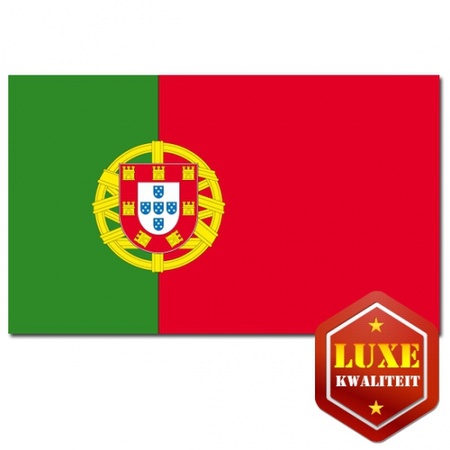 Luxe Portugese vlag 100x150