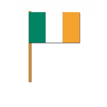 Hand flag Ireland 30 x 45 cm
