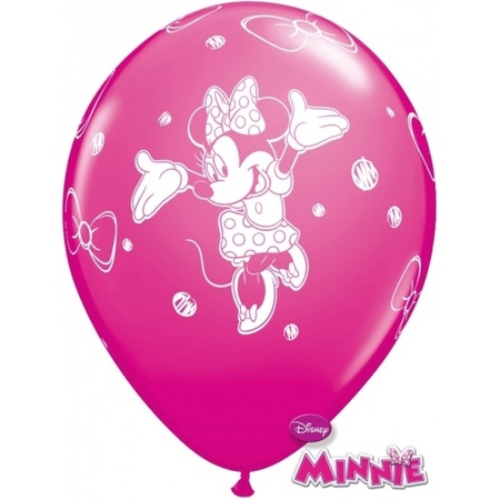 18x Minnie Mouse party balloons