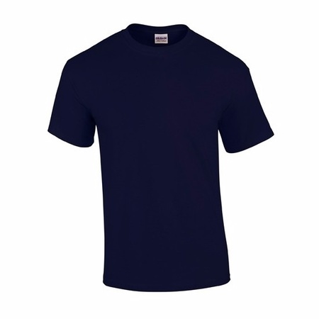 Voordelig navy blauw T-shirt voor volwassenen