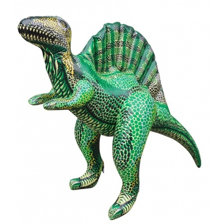 Opblaas Spinosaurus dino groen 76 cm