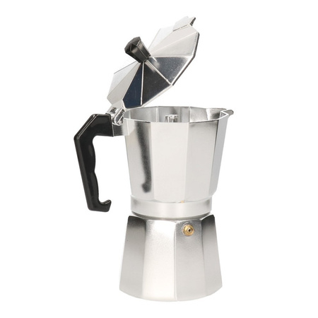 Percolator espresso koffiemaker - 300 ml - aluminium - voor 6 kopjes