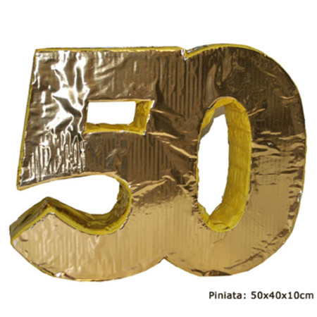 Pinata 50 jaar goud