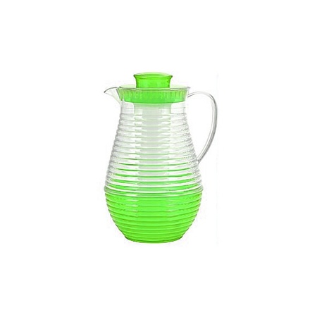 Plastic jug with cooling function green