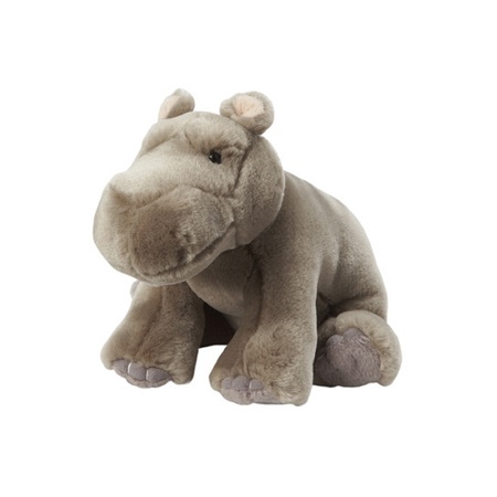 Plush hippo soft toy 18 cm
