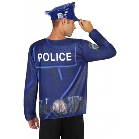 Politie shirt verkleedoutfit