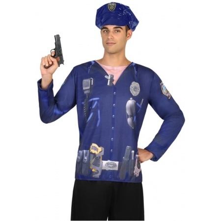 Police dress up shirt for men