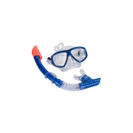 Snorkel set blauw voor volwassenen