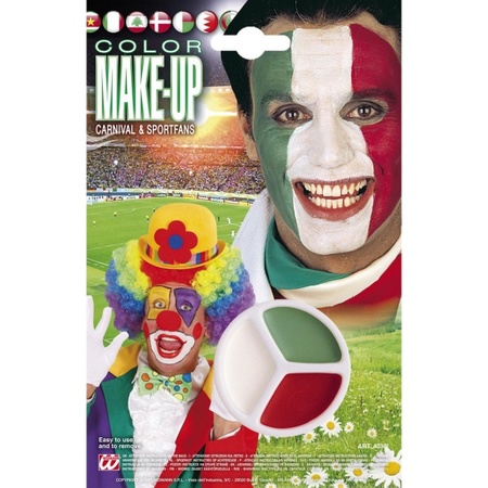 Make up set flag colors Italy