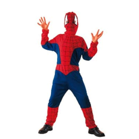 Verkleedkleding spinnenheld pak maat M voor kinderen