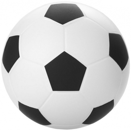Voetbal stressballetjes 6 cm