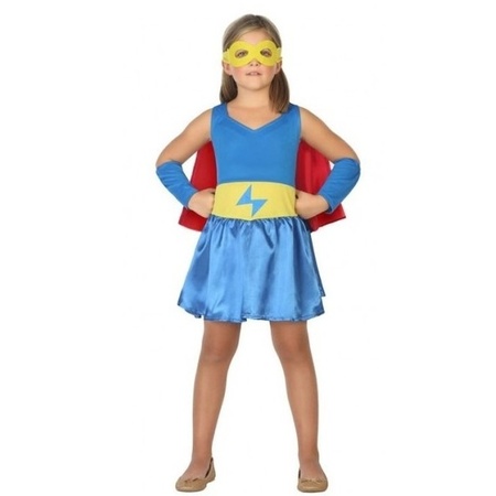 Supergirl verkleedjurk voor meisjes