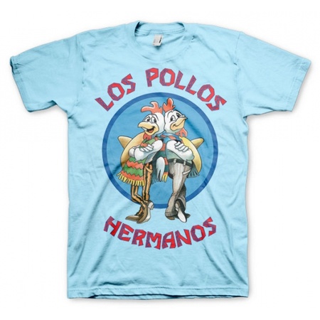 T-shirt Breaking Bad Los Pollos blue