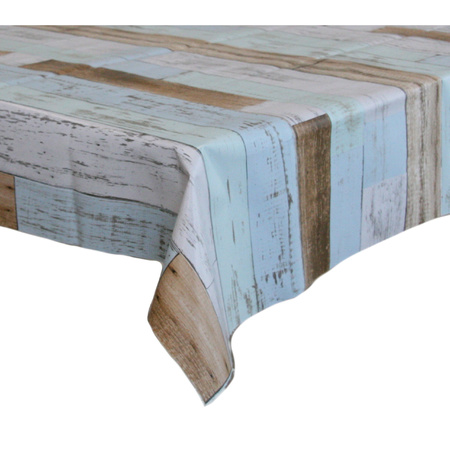 honderd Zelden overdracht Tafelzeil/tafelkleed houten planken print 140 x 300 cm bestellen? |  Shoppartners.nl