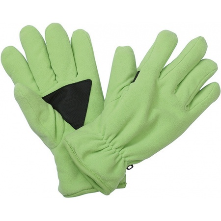 Fleece handschoenen lime van het merk Thinsulate