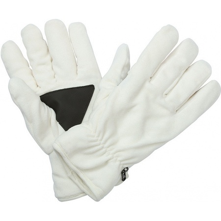 Off white fleece handschoenen van het merk Thinsulate