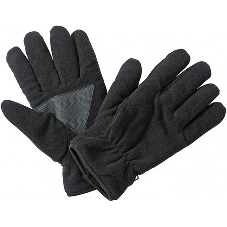 Thinsulate fleece gloves black