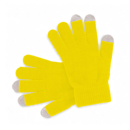 Touchscreen gloves yellow