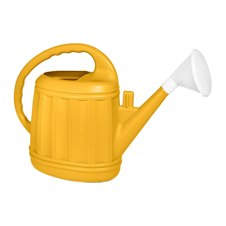 Hega Hogar garden watering can - plastic - yellow - 12 Liter