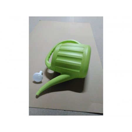 Garden plants watering can lime green plastic 7 liter