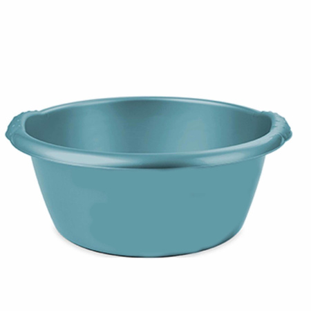 Turquoise blue sink/dish basin round 15 liters 42 cm