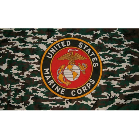 US marine corps vlag met logo