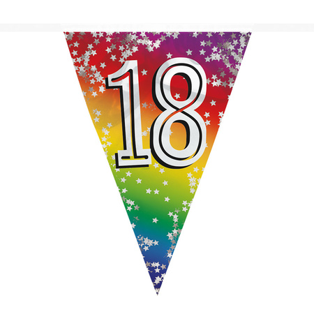 Boland Party 18e jaar verjaardag feest versieringen - Ballonnen en vlaggetjes