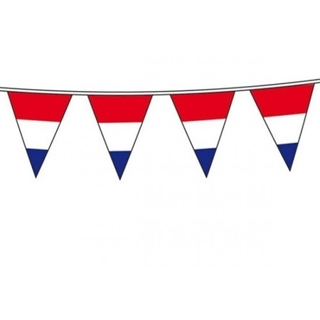 Holland vlaggenlijn rood wit blauw 10 meter