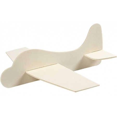Airplane wood 21.5x25.5 cm