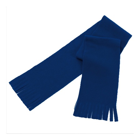 Super voordelige navy blauwe fleece sjaal voor kids