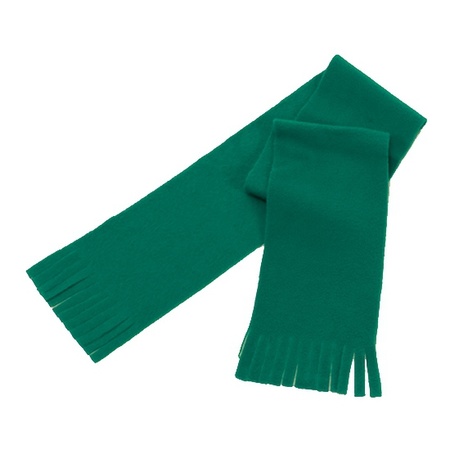 Super voordelige groene fleece sjaal voor kids