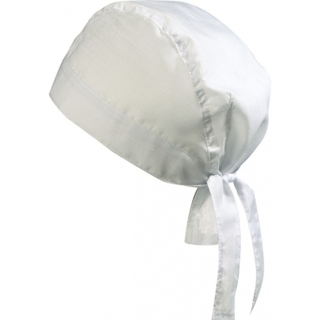 Wit gekleurde bandana uni 1