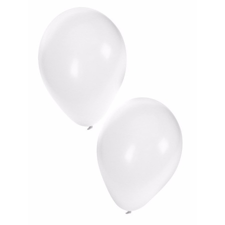 500x witte feest ballonnen